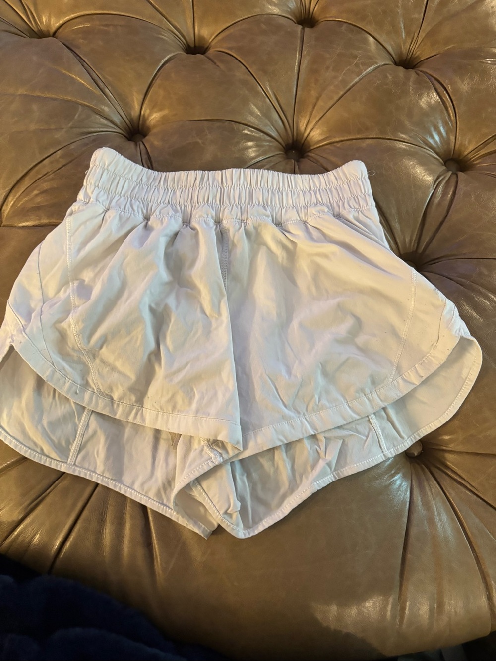 lululemon athletica White Layered Running Shorts